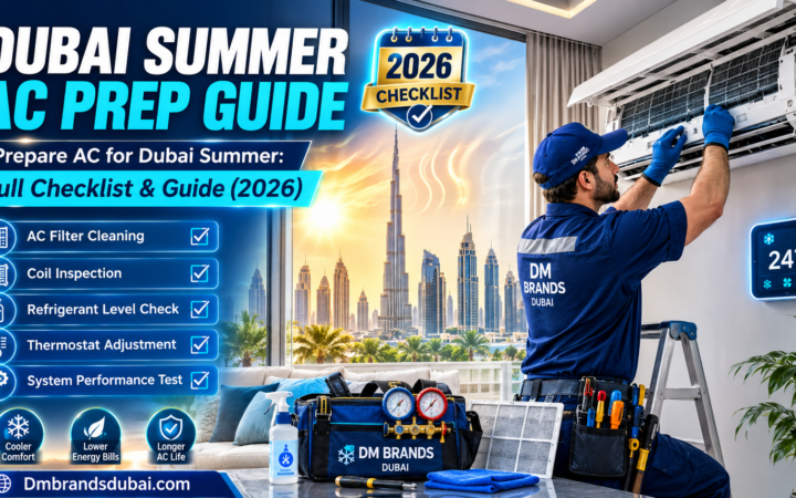 Prepare AC for Dubai Summer: Full Checklist & Guide (2026) – DMBrandsDubai