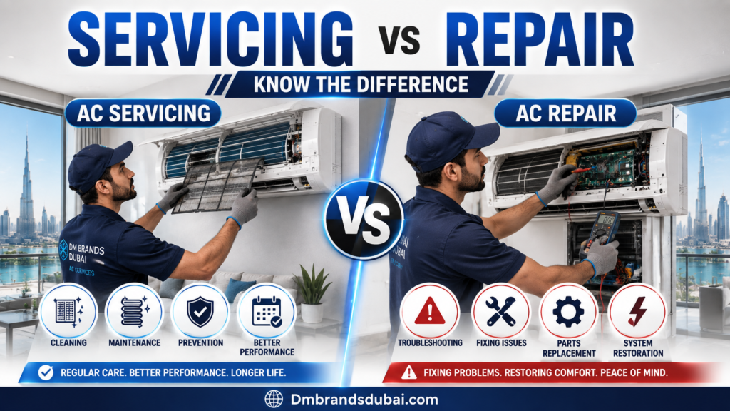 How to Choose the Right AC Servicing Companies in Dubai 2026 – DMBrandsDubai