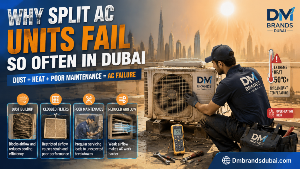 Split AC Repair Dubai, Priced Before We Start - DM Brands Dubai 2026