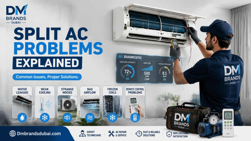 Split AC Repair Dubai, Priced Before We Start - DM Brands Dubai 2026