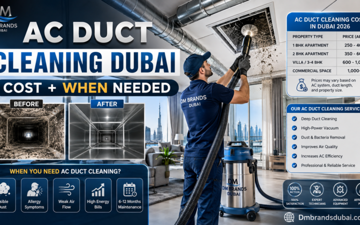 AC Duct Cleaning Dubai: What It Costs, and When You Need It - DM Brands Dubai 2026