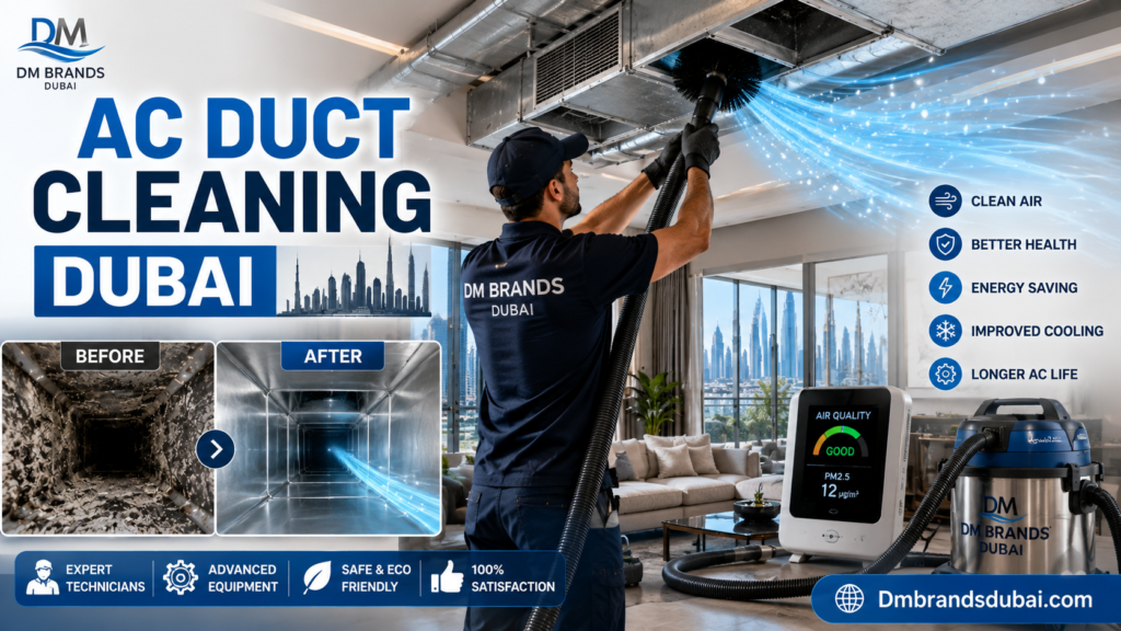 AC Duct Cleaning Dubai: What It Costs, and When You Need It - DM Brands Dubai 2026