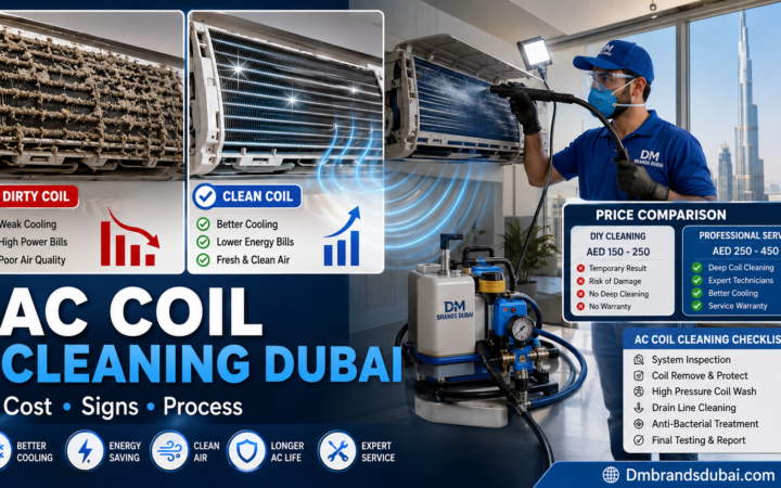 AC Coil Cleaning Service Dubai: Costs, Signs & What's Involved - DmBrandsDubai 2026