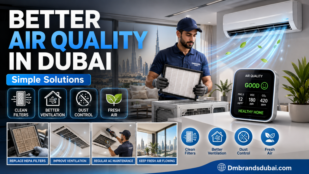 How to Improve Indoor Air Quality Dubai: A Practical Home Guide - DmBrandsDubai 2026