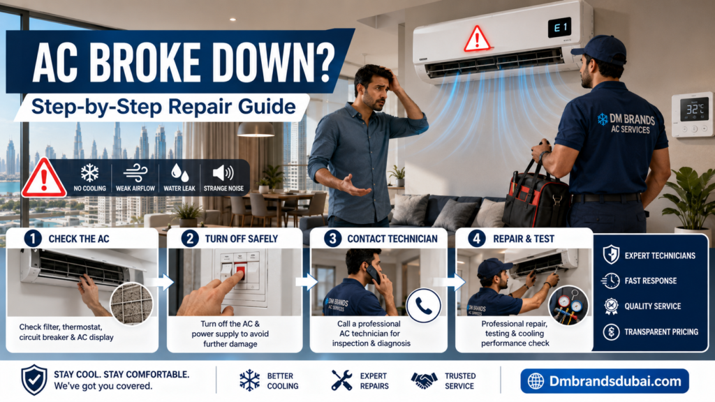 Who Pays for AC Maintenance in Dubai? Landlord vs Tenant Rules - DMBrandsDubai 2026