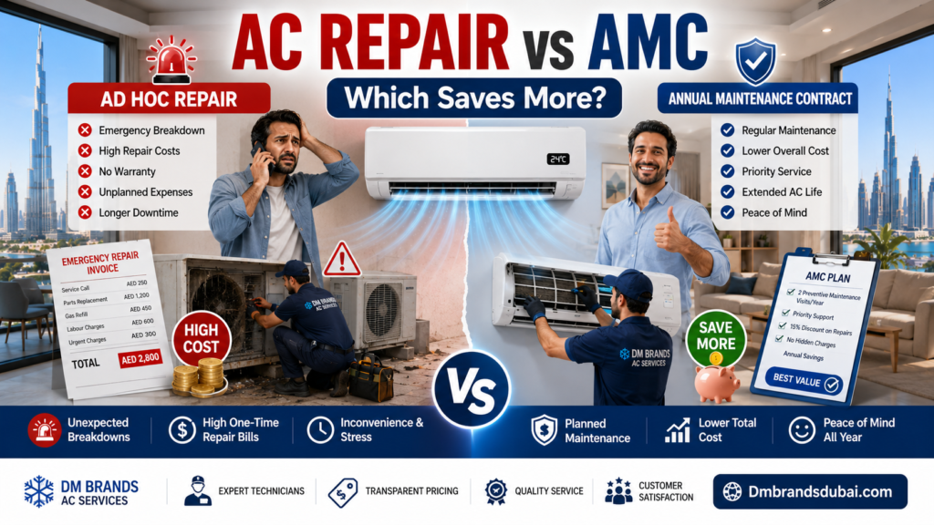 Who Pays for AC Maintenance in Dubai? Landlord vs Tenant Rules - DMBrandsDubai 2026