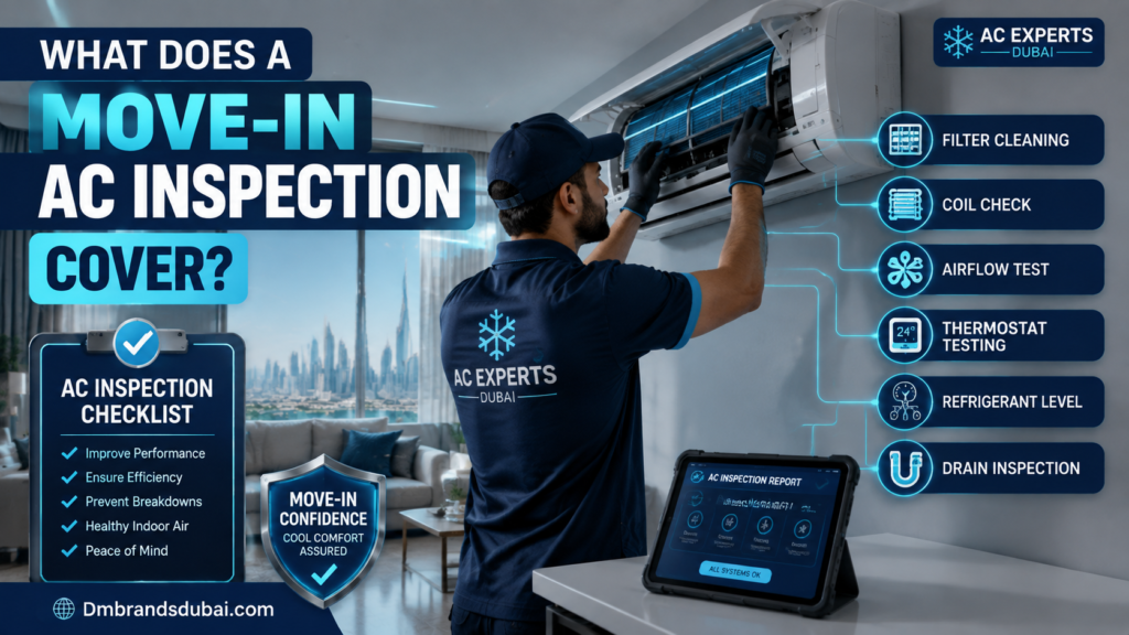Move-In AC Inspection Dubai: The Complete Checklist (2026) - DMBrandsDubai