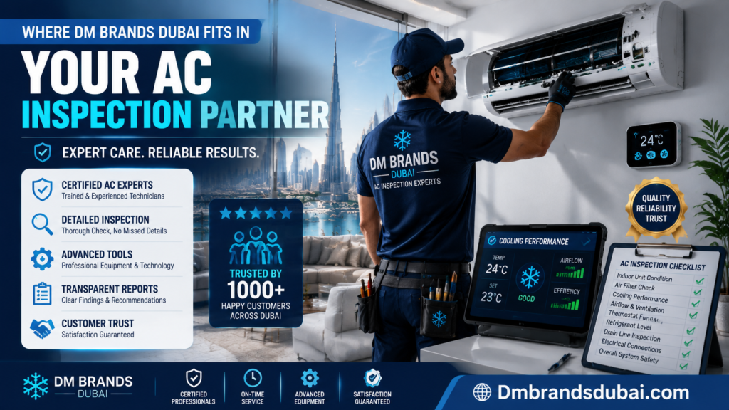 Move-In AC Inspection Dubai: The Complete Checklist (2026) - DMBrandsDubai