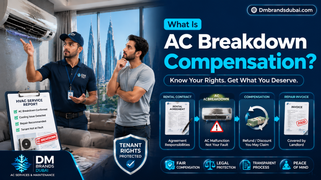 AC Breakdown Compensation Dubai: Your Rights & Claim Guide (2026) – DMBrandsDubai