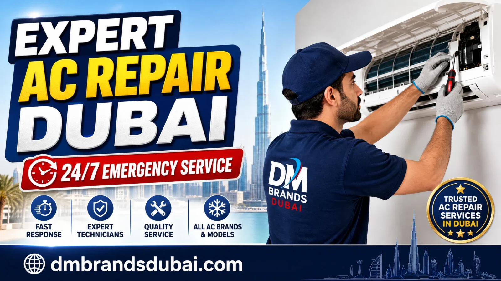 AC Repair Dubai: Fast, Trusted & 24/7 Service for Homes & Offices