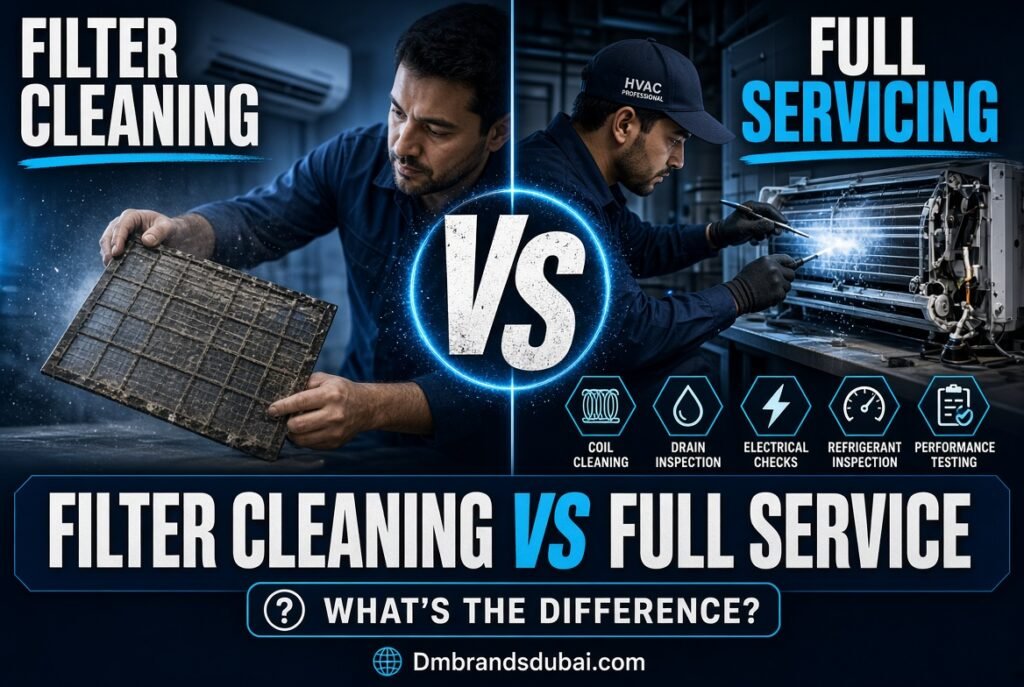 How Often to Service AC in UAE? Dubai Maintenance Schedule Guide 2026 - DMBrandsDubai
