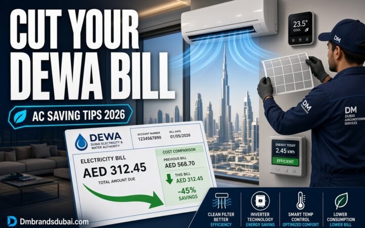 Reduce DEWA Bill AC: Proven Ways to Cut Your Dubai Cooling Costs 2026 - DMBrandsDubai