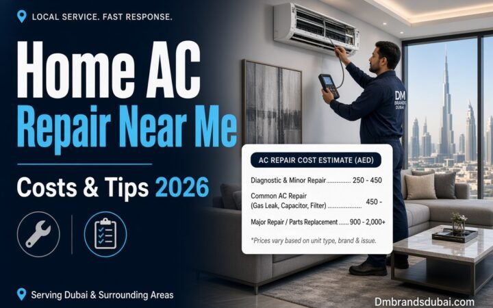Home Air Conditioner Repair Near Me: Costs & Tips 2026 - DMBrandsDubai