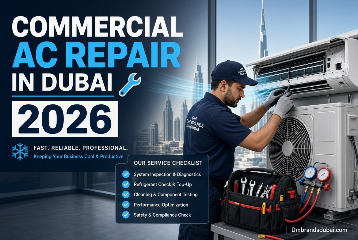 Commercial Air Conditioner Repair in Dubai 2026 - DmBrandsDubai