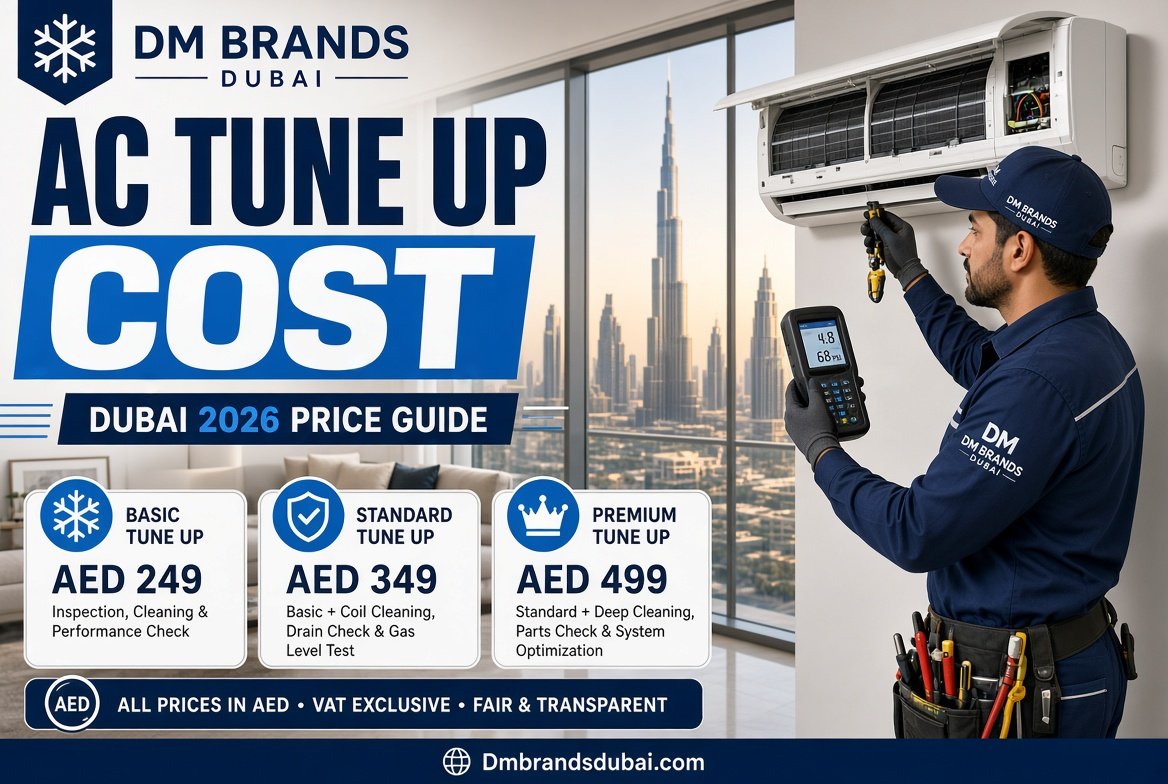 AC Tune Up Cost in Dubai: The Real 2026 Price Guide - DMBrandsDubai