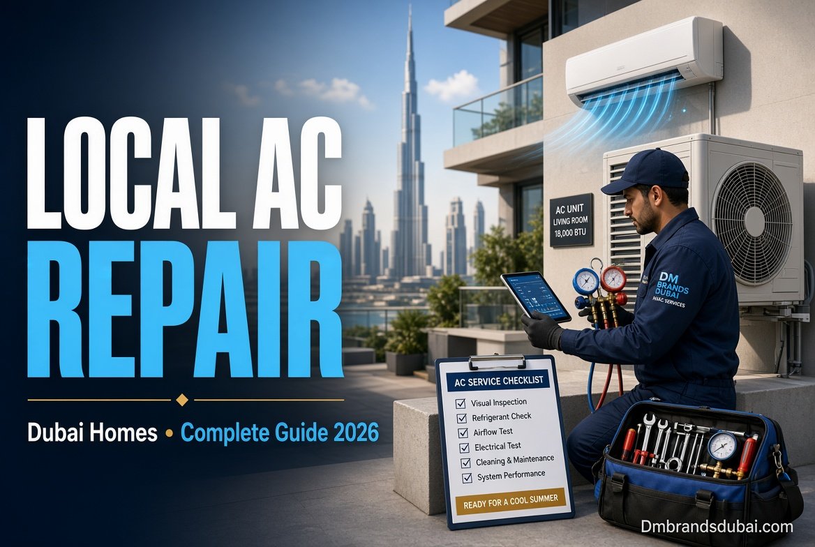 Local Air Conditioning Repair: Complete Guide for Dubai Homes 2026 - DMBrandsDubai 