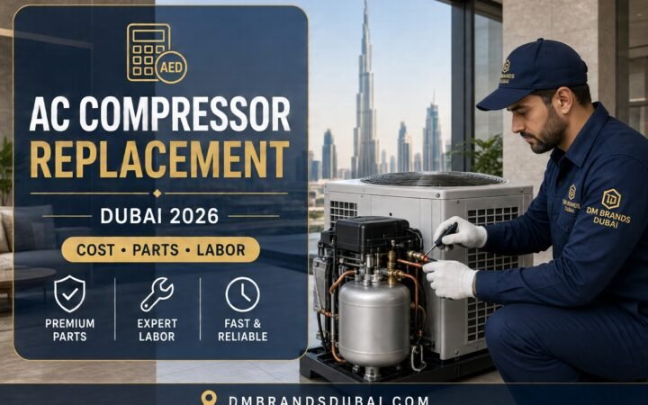 AC Compressor Replacement Cost Dubai 2026 - DM Brands Dubai
