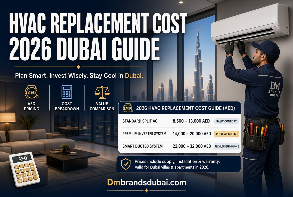 HVAC Replacement Cost in Dubai (2026 Guide) - DMBrandsDubai