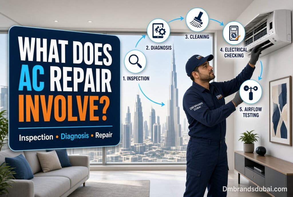 Local Air Conditioning Repair: Complete Guide for Dubai Homes 2026 - DMBrandsDubai 