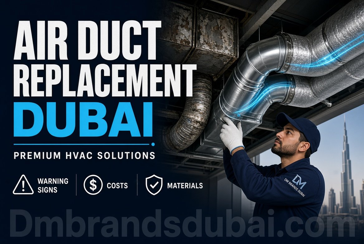 Air Duct Replacement in Dubai: Signs, Costs, Materials and the Full Process 2026 - DMBrandsDubai