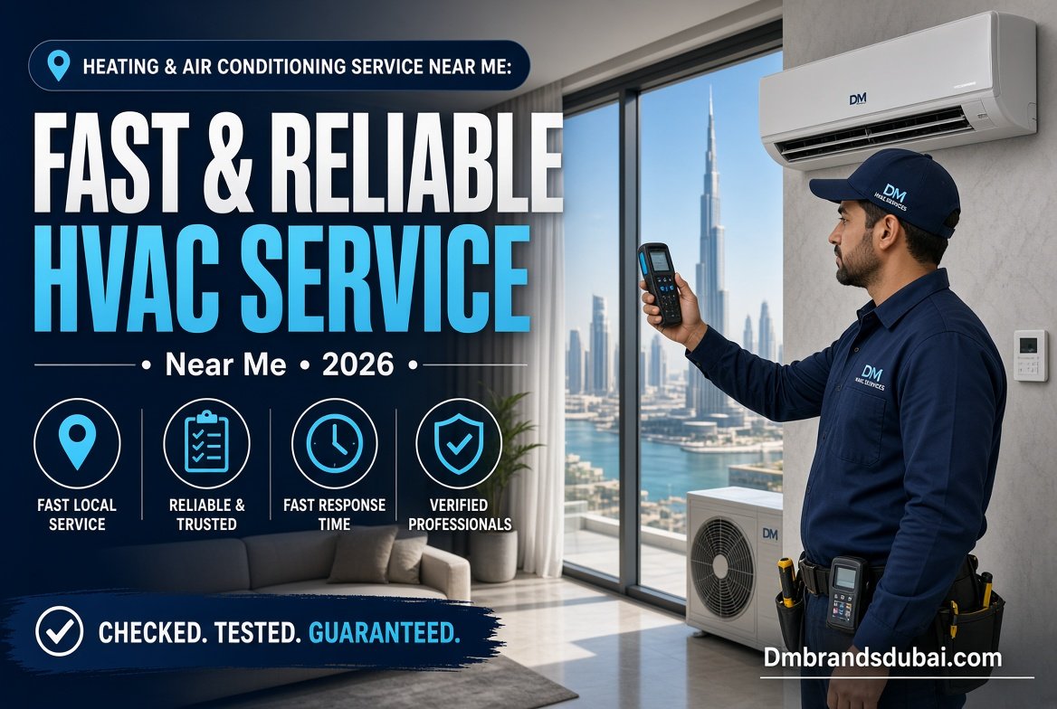 Heating & Air Conditioning Service Near Me: How to Find a Fast, Reliable Local HVAC Team 2026 - DMBrandsDubai