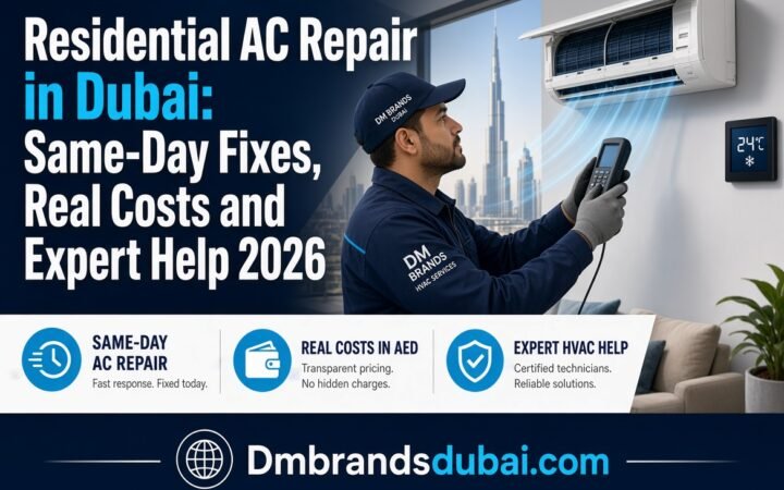 Residential AC Repair in Dubai: Same-Day Fixes, Real Costs and Expert Help 2026 - DMBrandsDubai