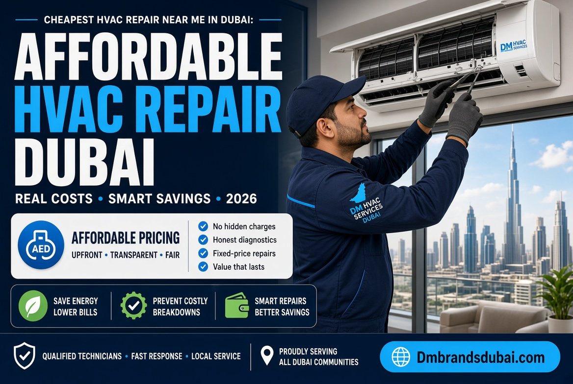 Cheapest HVAC Repair Near Me in Dubai: Affordable Fixes, Real Prices and Smart Savings 2026 - DMBrandsDubai